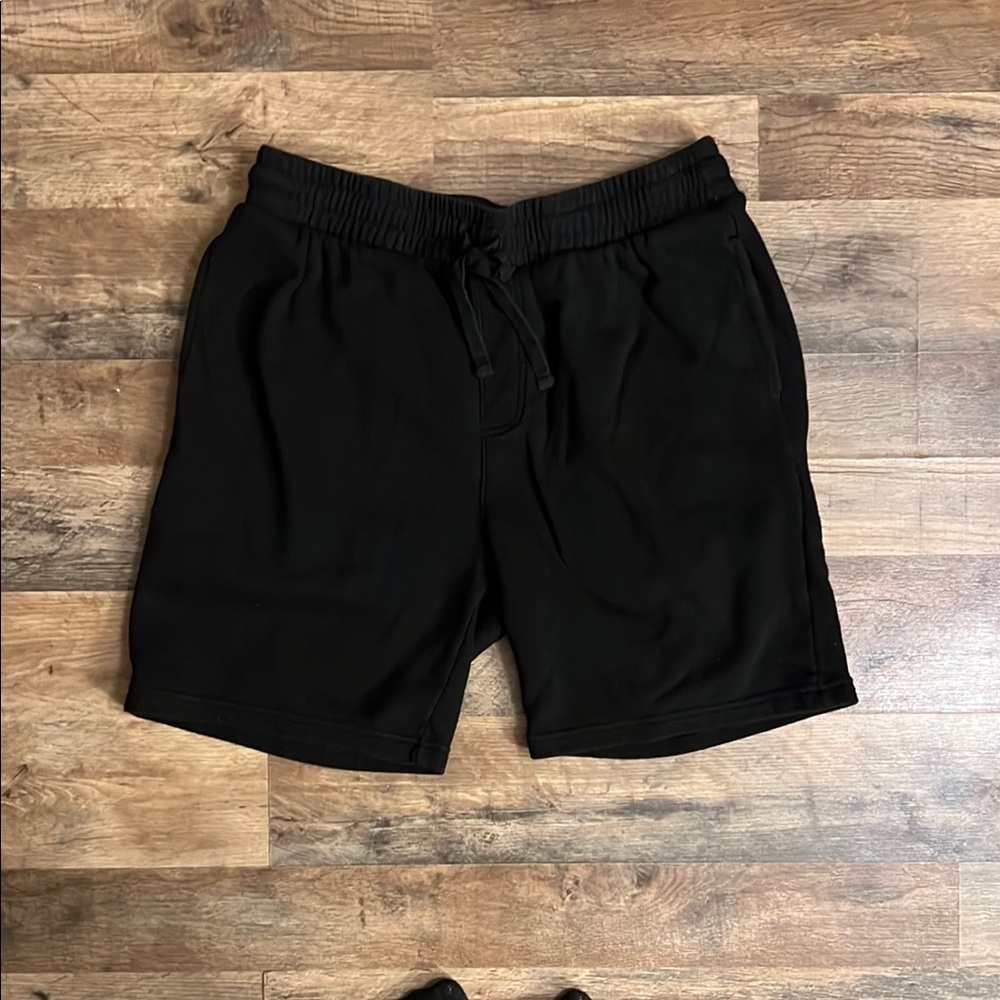 No Boundaries Men's Black Athletic Shorts